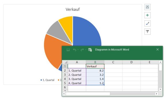 Diagramme in Word erstellen