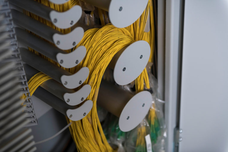 neu verlegte Glasfaserleitungen für schnelles Internet in Balsthal