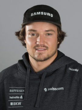 Fabian Bösch, freerider e campione del mondo nella specialità slopestyle.