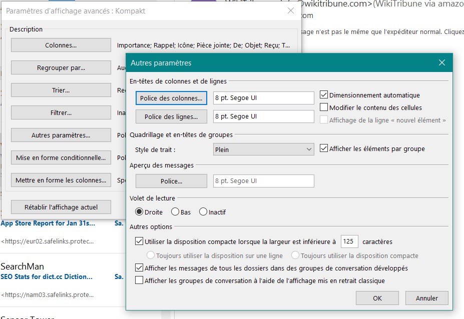 Personnaliser Microsoft Outlook Magazine