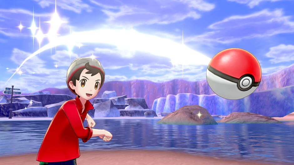 Pokémon Sword & Shield (Switch): Der neueste Ableger von Nintendos knuffigem Rollenspiel kann auch einhändig mit einem Joy-Con Controller gespielt werden. Bild: Nintendo / Game Freak