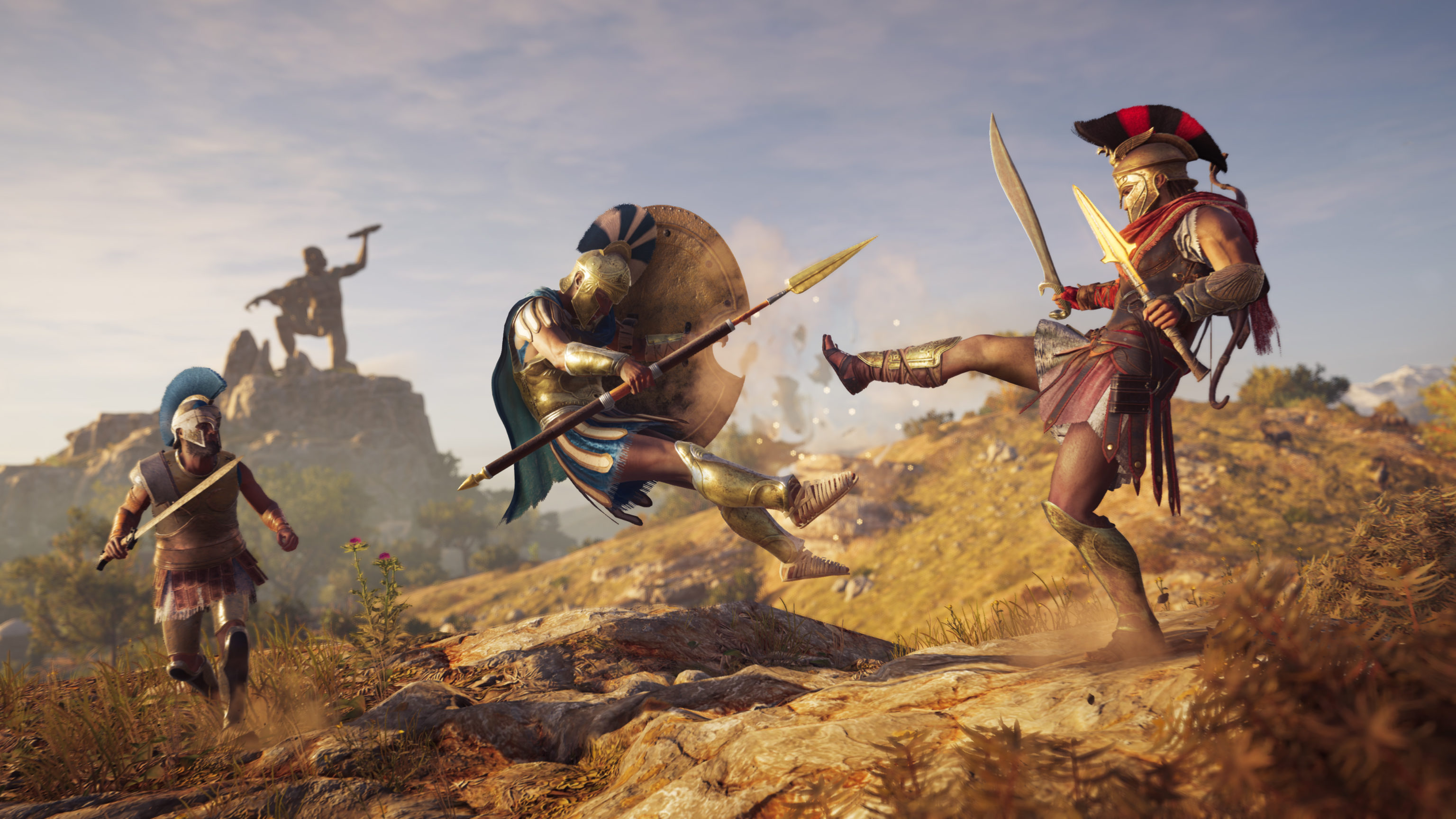 Assasin’s Creed Odyssey (PS4, XBOX, PC): Das Game bietet eine Vielzahl an Optionen für Gamer mit Hörbehinderung an, die Kampfsituationen deutlich zugänglicher machen können. Bild: Ubisoft / Can I Play That?