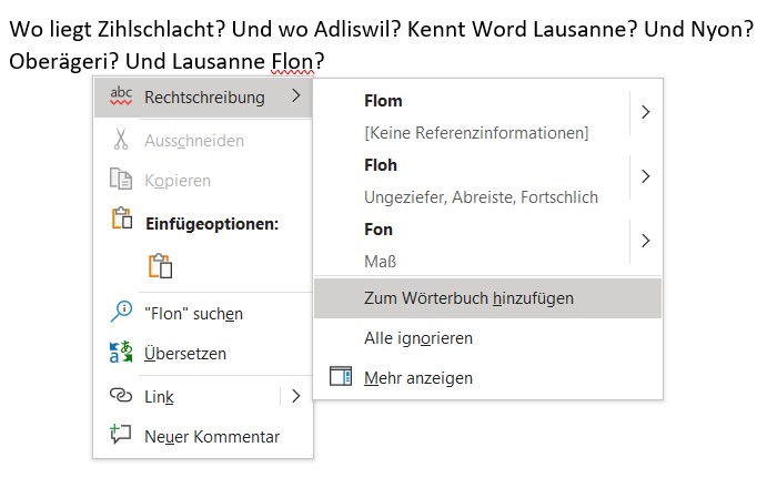 Besser Schreiben Dank Worterbuchern In Word Swisscom Magazin